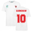 Wales 2021 Polyester T-Shirt (White) (EARNSHAW 10)