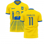 We Are With You Ukraine Concept Football Kit (Libero) (MARLOS 11)