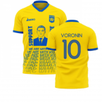 We Are With You Ukraine Concept Football Kit (Libero) (VORONIN 10)