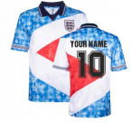 England 1990 Mash Up Retro Football Shirt (Your Name)