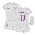 2022 England Euros Home Baby Kit - Infants (Your Name)
