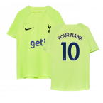 2022-2023 Tottenham Training Shirt (Volt) (Your Name)