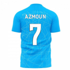Zenit 2023-2024 Home Concept Football Kit (Libero) (AZMOUN 7)