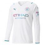 2021-2022 Man City Long Sleeve Away Shirt