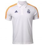 Real Madrid 2021-2022 3S Polo Shirt (White)