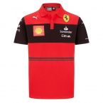 2022 Ferrari Team Polo Shirt (Red) - Kids