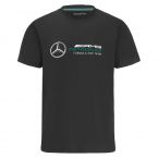 2022 Mercedes Large Logo Tee (Black) - Kids