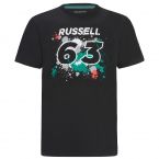 2022 Mercedes George Russell #63 T-Shirt (Black)