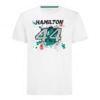 2022 Mercedes Lewis Hamilton #44 Tee (White)