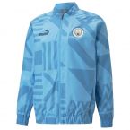 2022-2023 Man City Pre-Match Jacket (Light Blue)