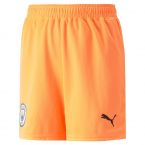 2022-2023 Man City Goalkeeper Shorts (Neon Citrus) - Kids