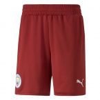 2022-2023 Manchester City Home Change Shorts (Red)