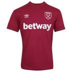 2022-2023 West Ham Travel Tee (Red Plum)