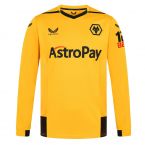 2022-2023 Wolves Long Sleeve Home Shirt