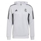 2022-2023 Real Madrid Hooded Track Top (White)