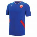 2022-2023 Red Star Belgrade Travel Cotton T-Shirt (Blue)