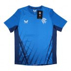 2022-2023 Rangers Training Short Sleeve T-Shirt (Blue) - Kids