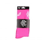 2022-2023 Rangers Goalkeeper Away Socks Pink (Kids)