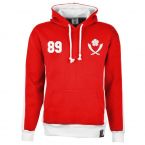 Sheffield United Number 89 Retro Hoodie (Red)