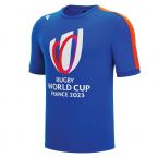 Macron RWC 2023 Rugby World Cup Cotton Tee (Blue)