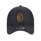 2023-2024 AC Milan Black Gold A Frame Trucker Cap