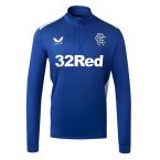 2023-2024 Rangers Coaches Matchday Half Zip Midlayer (Blue)