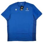 2023-2024 Samoa Rugby Travel Cotton Shirt (Royal)