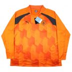 2023-2024 Man City Pre-Match LS Sweat Top (Orange)