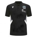 2023-2024 Glasgow Warriors Travel Player Polo Shirt (Black)