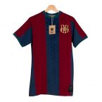 Catalonia Home Ball Shapes Retro Football Shirt