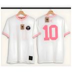 Miami Messi M GOAT White Retro Football Shirt