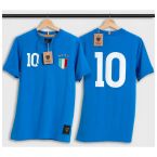 Italy Retro Shirt with Laces Gli Azzurri