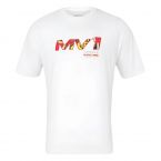 2024 Red Bull Racing Max Verstappen Pop Art Oversized T-Shirt (White)