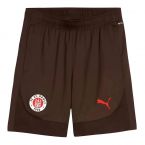 2024-2025 St Pauli Training Shorts (Dark Chocolate)