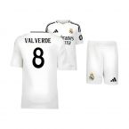 2024-2025 Real Madrid Home Youth Kit (Valverde 15)