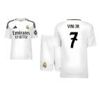 2024-2025 Real Madrid Home Youth Kit (Vini Jr. 7)