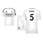 2024-2025 Real Madrid Home Youth Kit (Zidane 5)