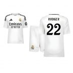 2024-2025 Real Madrid Home Youth Kit (Rudiger 22)