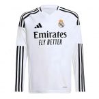 2024-2025 Real Madrid Long Sleeve Home Shirt (Kids)