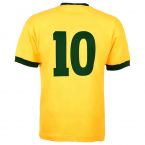 Brazil 1970 World Cup Pele 10 Shirt
