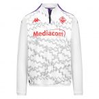 2024-2025 Fiorentina Training Sweat 1/4 Zip (White)