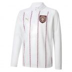 2024-2025 Man City Prematch 1/4 Zip Top (White) - Kids