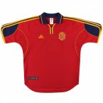 Spain 1999-02 Home Shirt ((Excellent) S) ((Excellent) S)