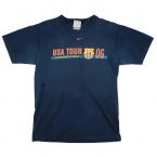 Barcelona 2006-07 Nike USA Tour Ronaldinho T shirt (S) (Very Good) (Very Good)