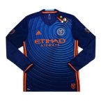 2017 New York City Adidas Away Authentic Long Sleeve Football Shirt