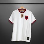 Vintage Albania White Shqiponj Soccer Shirt