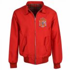 Spain Red Harrington Jacket