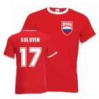 Aleksandr Golovin Russia Ringer Tee (red)