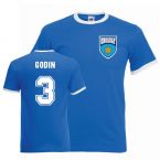 Diego Godin Uruguay Ringer Tee (blue)