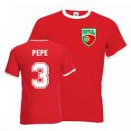 Pepe Portugal Ringer Tee (red)